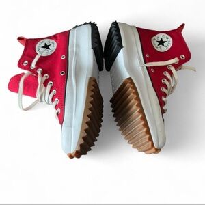 Converse Red High-Top Sneakers